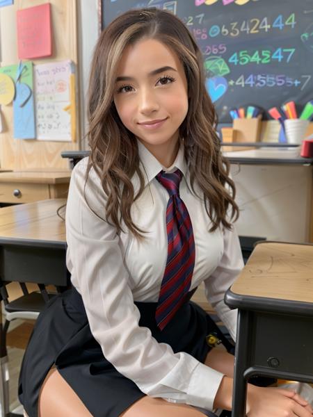 123123143551660-182698943-close up, (pokimane), wearing a school uniform, sexy, leaning on a desk, [cleavage_0.3], happy_.png